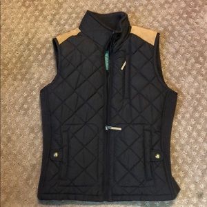 Lauren by Ralph Lauren brown quilted vest